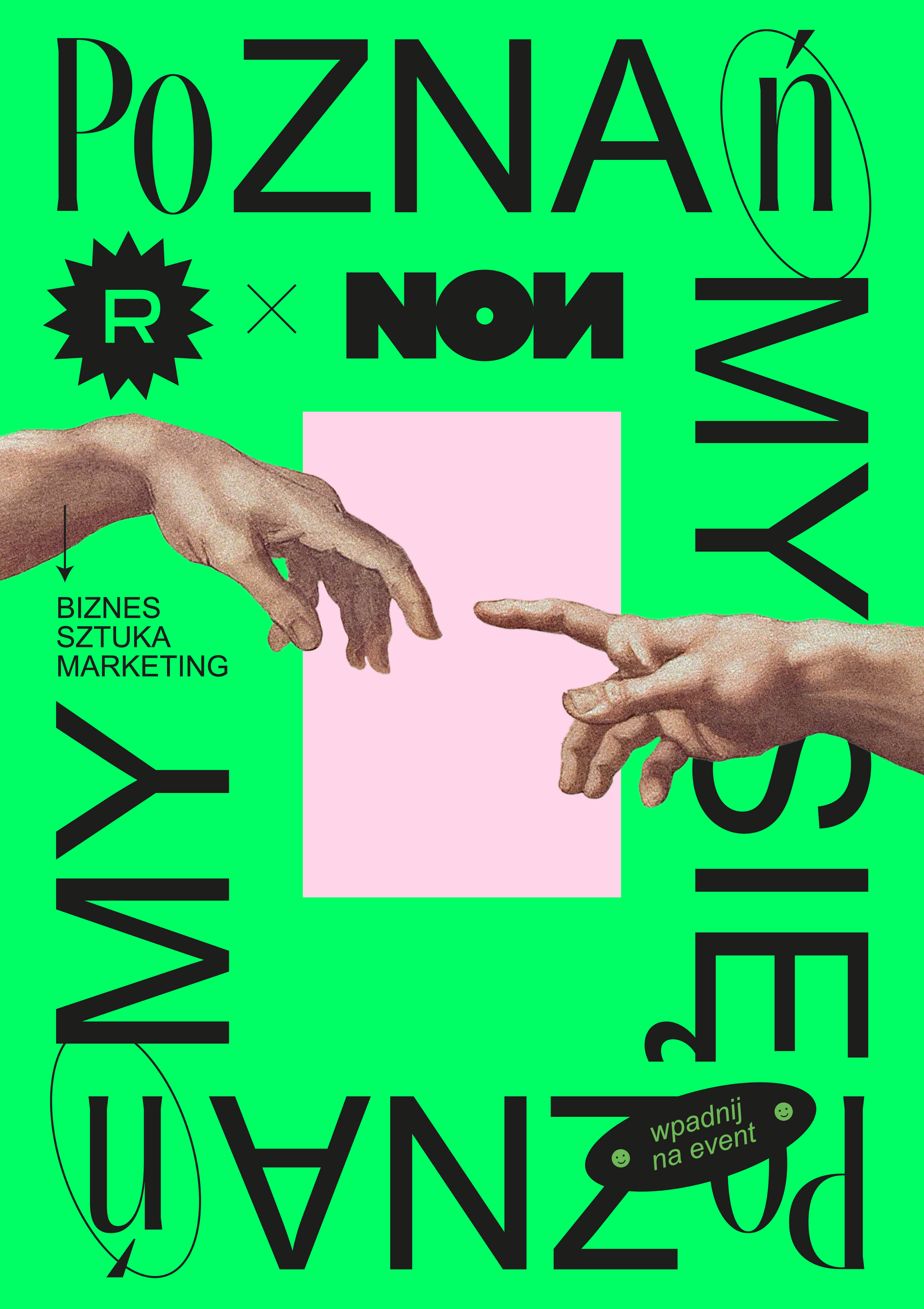 Poznańmy się – plakat eventu