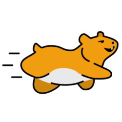 Husky Hamster Logo
